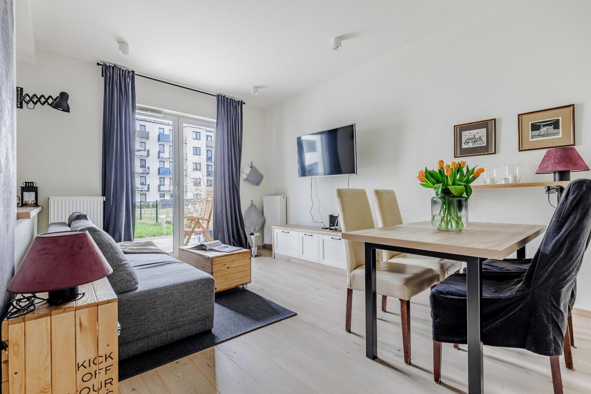 Relax&Comfort New Waw 50 Sqm With Terrace, Garden, Free Parking And Ac วอร์ซอ ภายนอก รูปภาพ