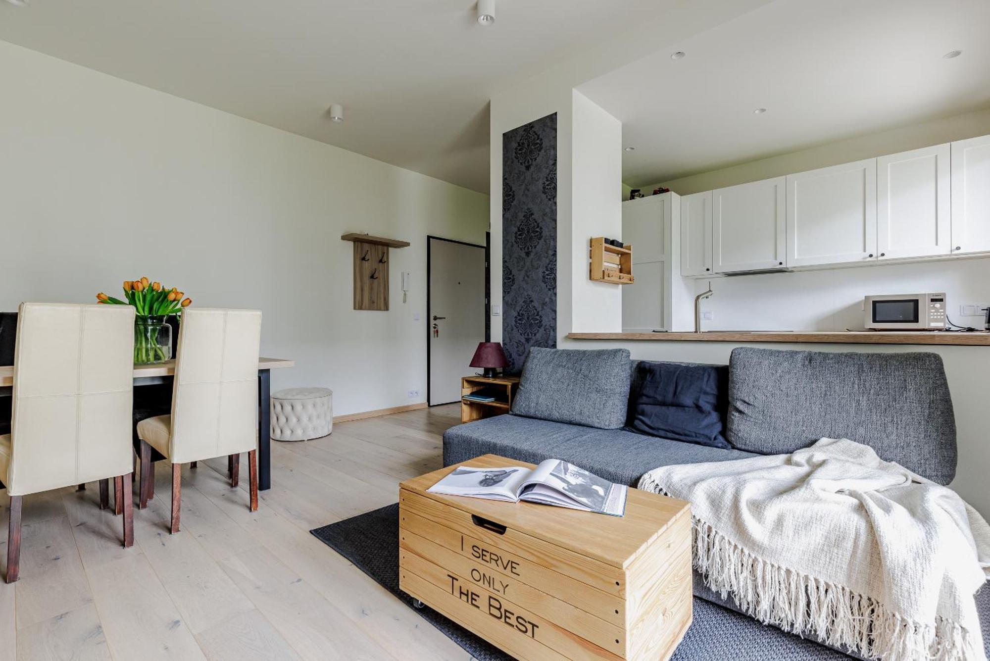 Relax&Comfort New Waw 50 Sqm With Terrace, Garden, Free Parking And Ac วอร์ซอ ภายนอก รูปภาพ